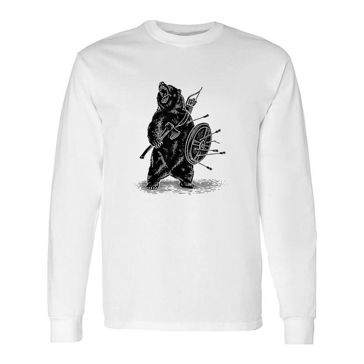 Bear Warrior Polar Bear Long Sleeve T-Shirt T-Shirt