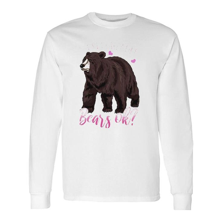 Bears Grizzly Bear Lover Long Sleeve T-Shirt T-Shirt
