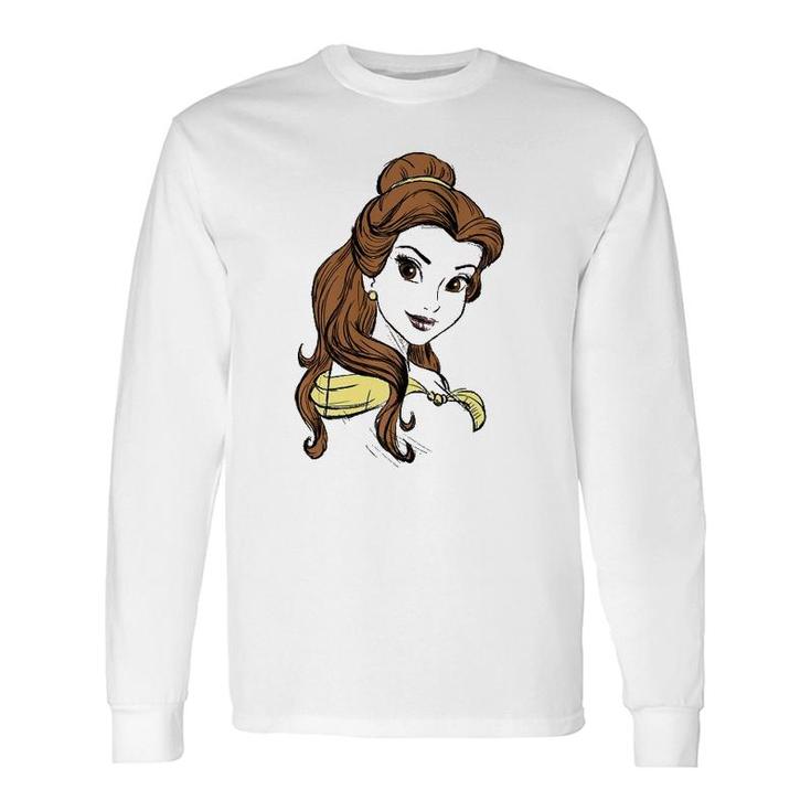 Beauty & The Beast Belle Ballgown Portrait Premium Long Sleeve T-Shirt T-Shirt