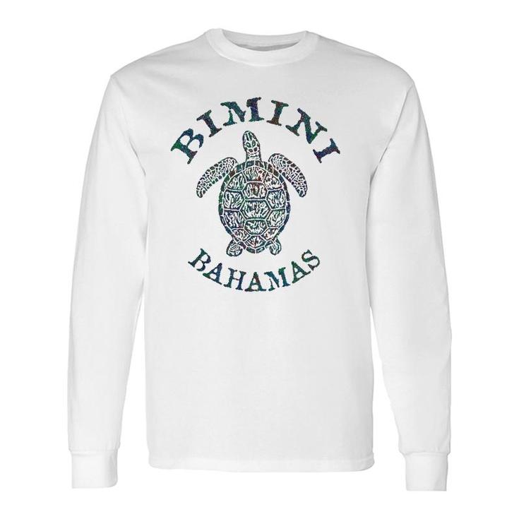 Bimini Bahamas Sea Turtle Long Sleeve T-Shirt T-Shirt