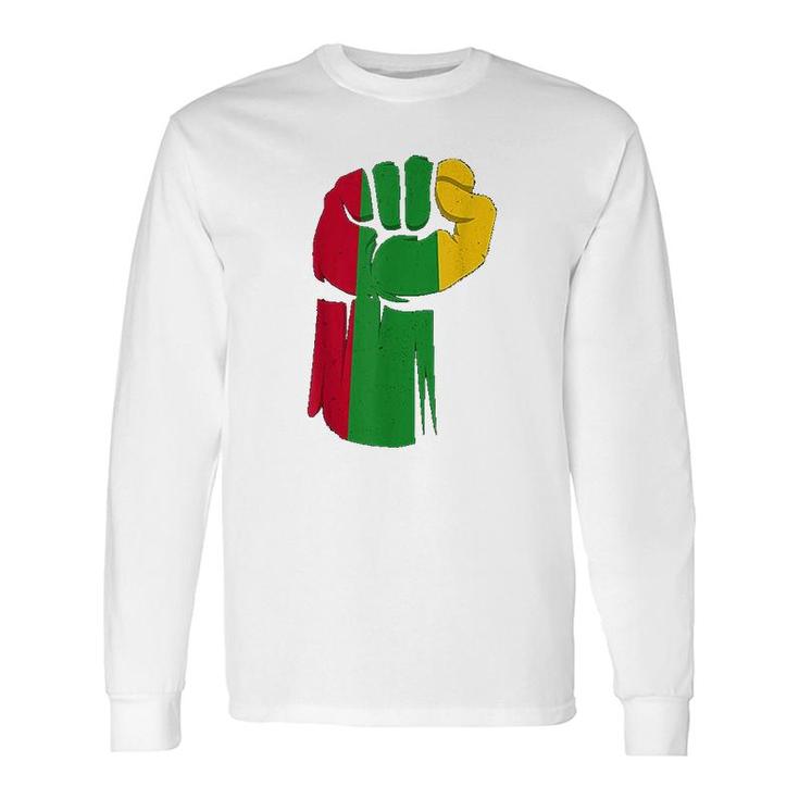 Black Fist African American Pride Long Sleeve T-Shirt T-Shirt