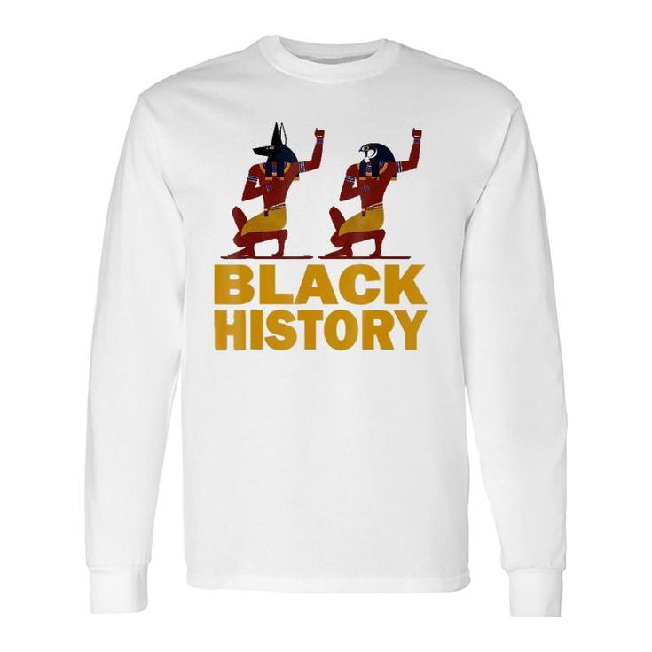 Black Fist Up Pride And Power African American Kemet Long Sleeve T-Shirt T-Shirt