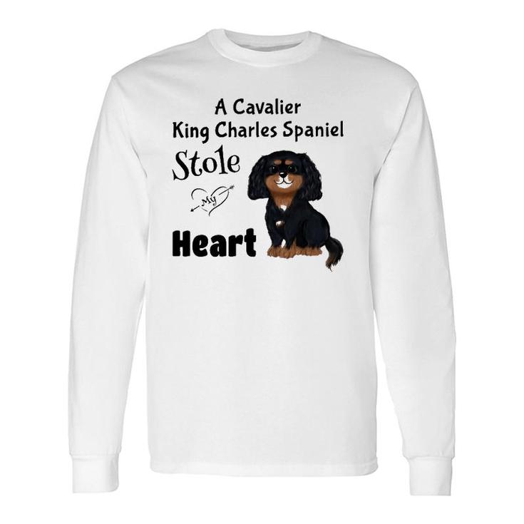 My Black And Tan Cavalier King Charles Spaniel Long Sleeve T-Shirt T-Shirt