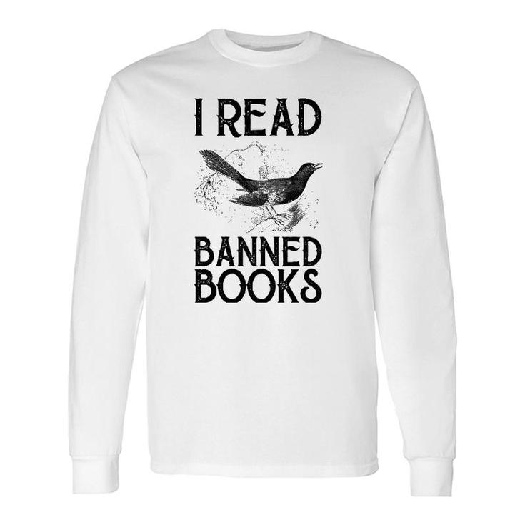 Book Lover's Vintage I Read Banned Books Reading Lovers Long Sleeve T-Shirt T-Shirt