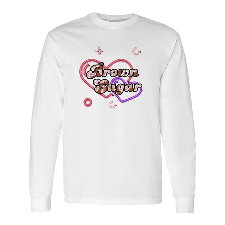 Brown Suga Heart Neon Premium Long Sleeve T-Shirt T-Shirt