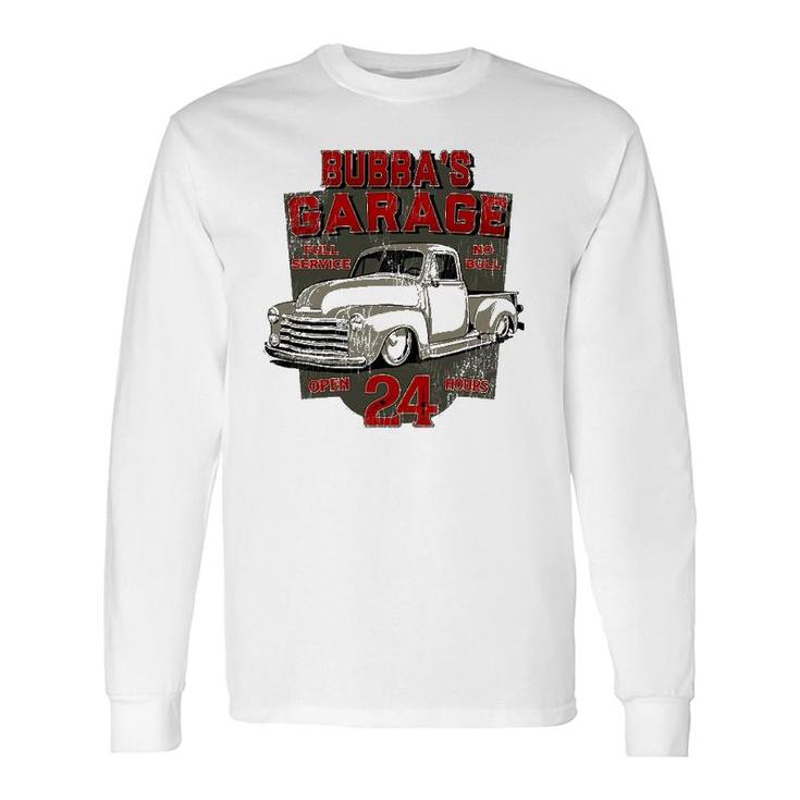 Bubba's Garage Hot Rod Classic Vintage Street Rod Long Sleeve T-Shirt T-Shirt