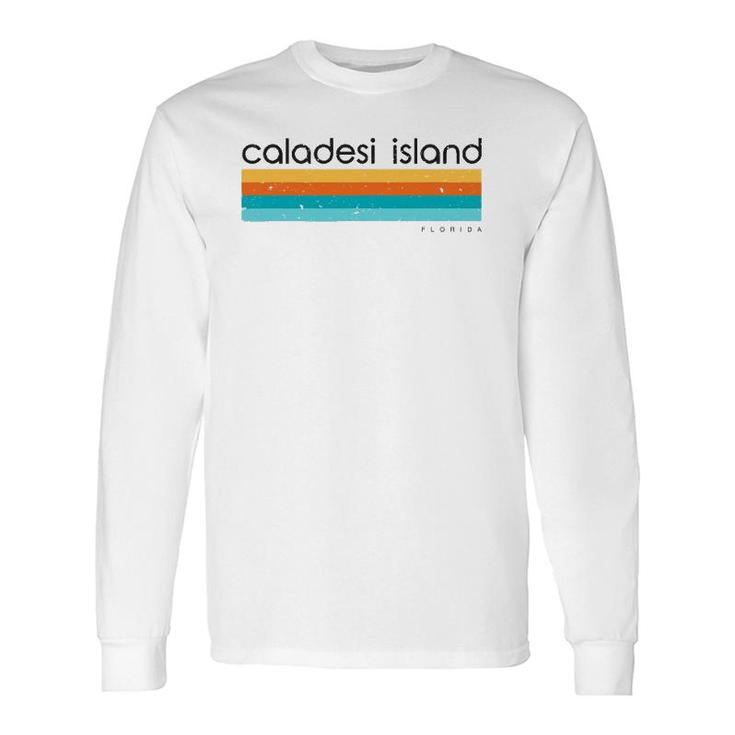 Caladesi Island Florida Fl Vintage Long Sleeve T-Shirt T-Shirt