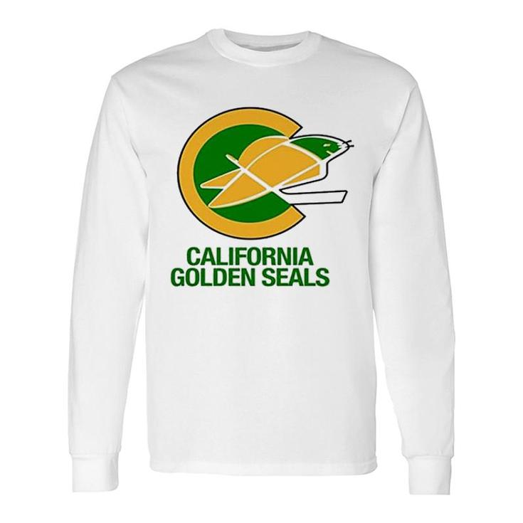 California Golden Seals Hockey Team Retro Hockey Long Sleeve T-Shirt