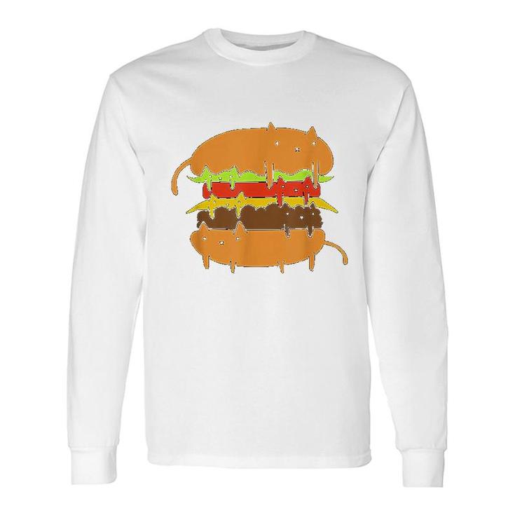 Cat Cheese Burger Long Sleeve T-Shirt T-Shirt