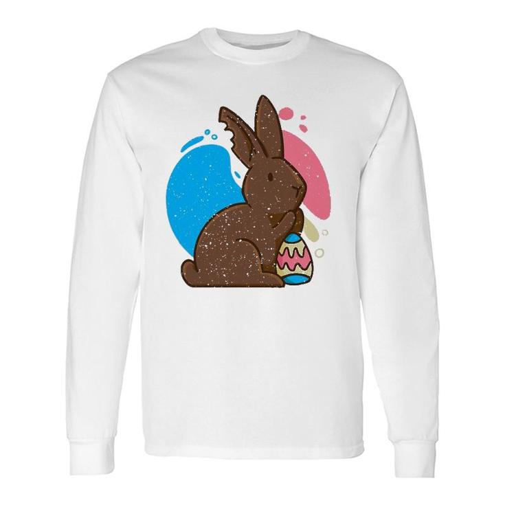 Chocolate Bunny Rabbit Easter Sweet Long Sleeve T-Shirt T-Shirt