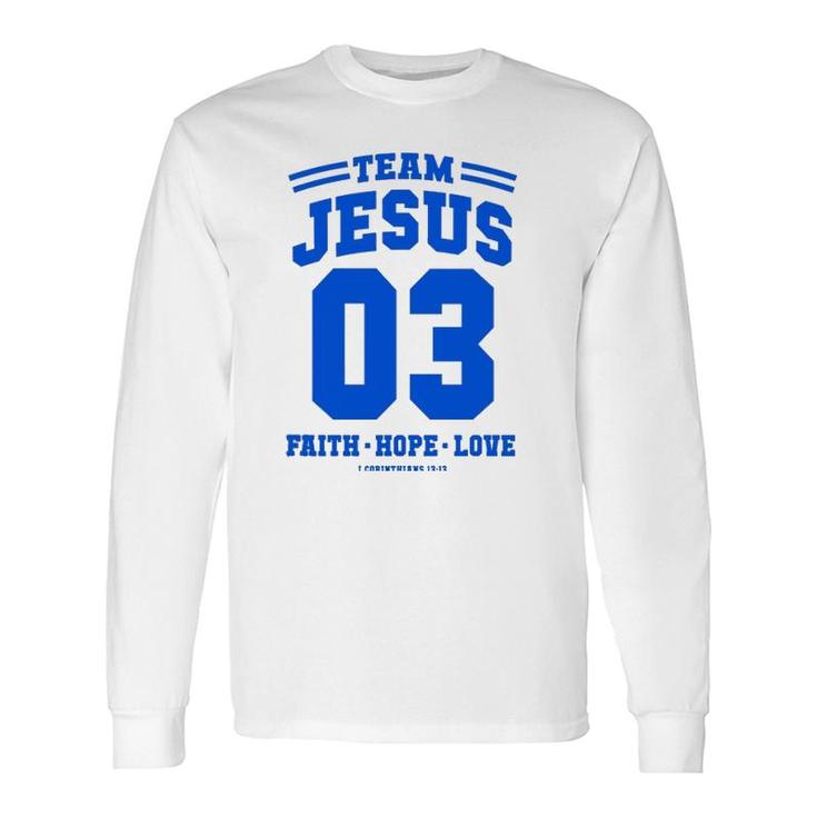 Christian Team Jesus 03 Reason For The Season Christmas Long Sleeve T-Shirt T-Shirt