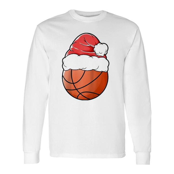Christmas Basketballer Sport Xmas Christmas Basketball Raglan Baseball Tee Long Sleeve T-Shirt T-Shirt