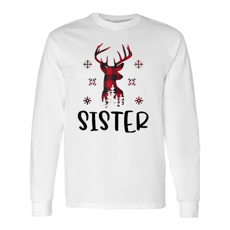 Christmas Clothing Deer Sister Raglan Baseball Tee Long Sleeve T-Shirt T-Shirt