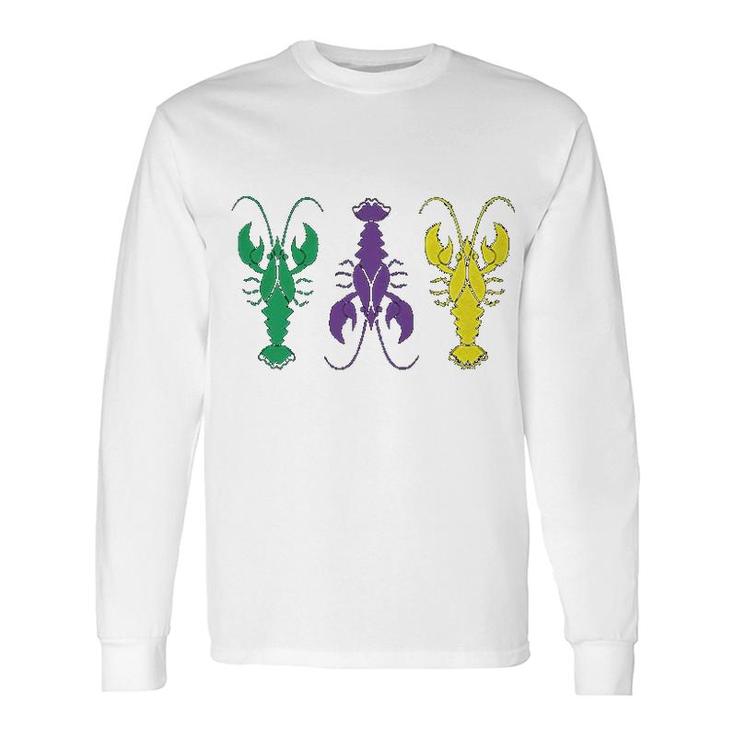 Colorful Crawfish Long Sleeve T-Shirt
