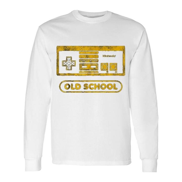 Controller Old School Gold Graphic Long Sleeve T-Shirt