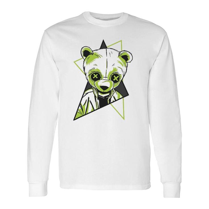 Cool Bear Made To Match Jordan_6 Electric-Green Retro Long Sleeve T-Shirt T-Shirt