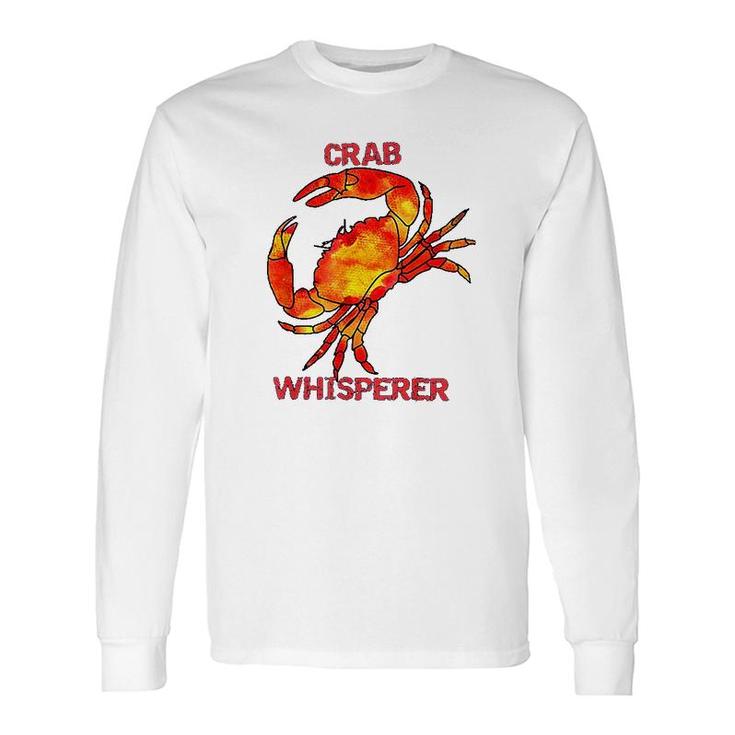 Cool Crab Whisperer Crabbing Long Sleeve T-Shirt T-Shirt
