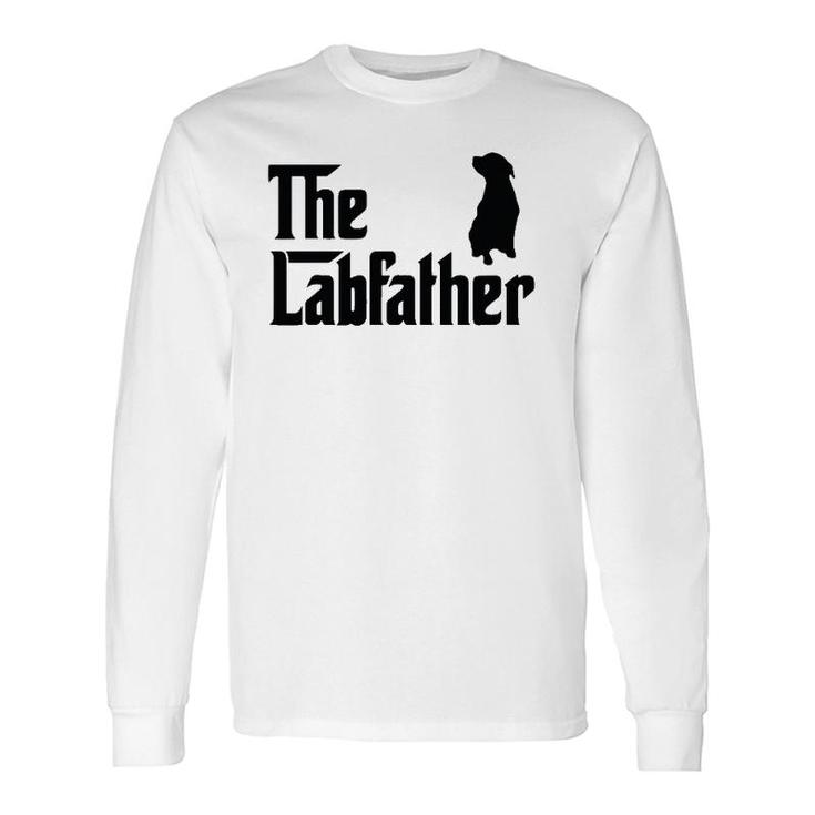 Coolest Lab Dad For Black Labrador Dog Lover Long Sleeve T-Shirt T-Shirt