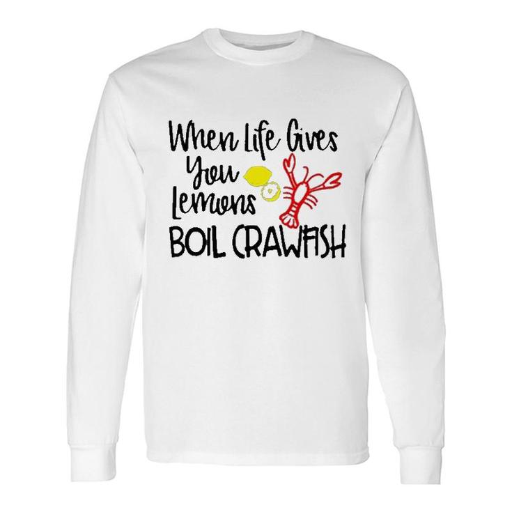 Crawfish Graphic Long Sleeve T-Shirt