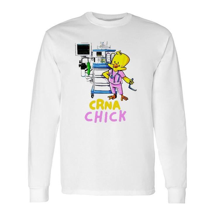 Crna Appreciation Cute Crna Chick Nurse Long Sleeve T-Shirt