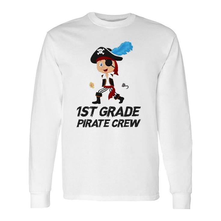 Cute 1St Grade Pirate Halloween Long Sleeve T-Shirt T-Shirt