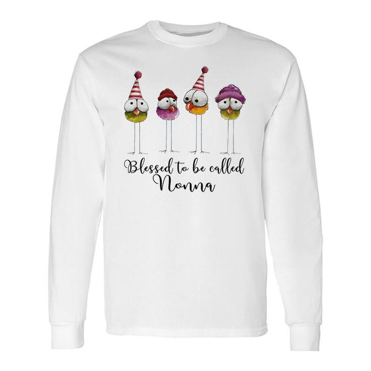 Cute Blessed To Be Called Nonna Long Sleeve T-Shirt