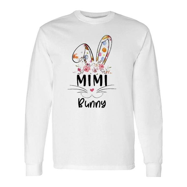 Cute Mimi Bunny Easter Matching Outfit Long Sleeve T-Shirt T-Shirt