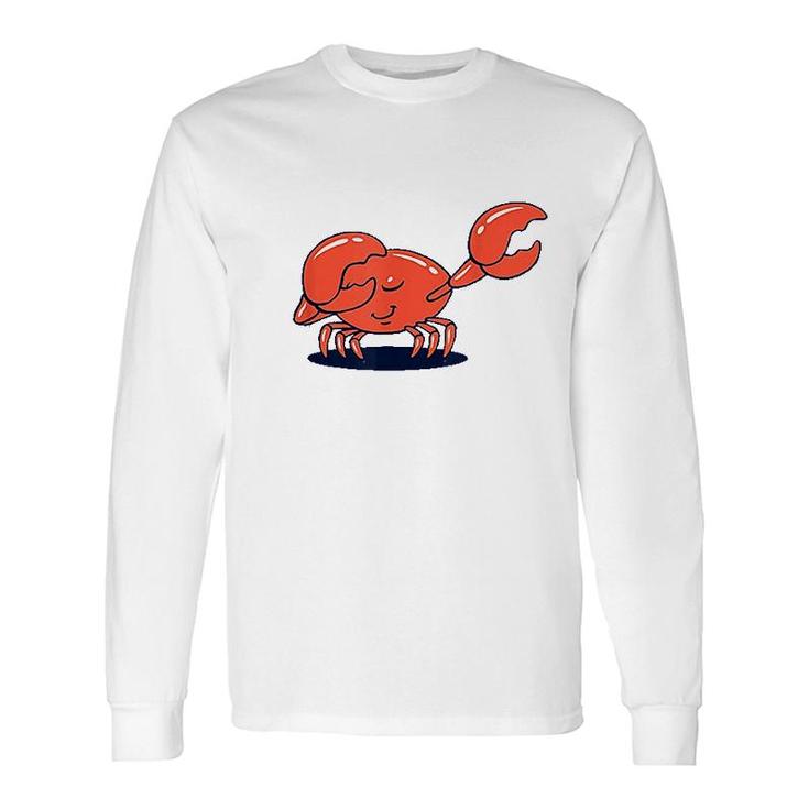 Dab Crab Dabbing Crab Cartoon Long Sleeve T-Shirt T-Shirt