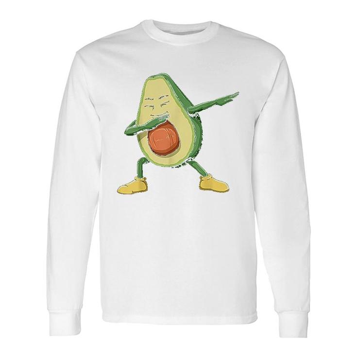 Dabbing Avocado Long Sleeve T-Shirt T-Shirt