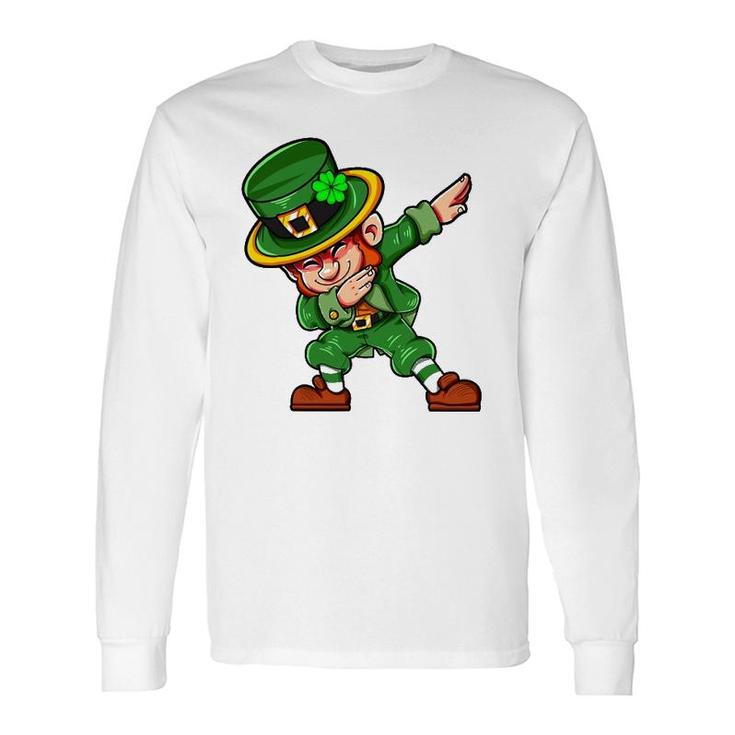 Dabbing Leprechaun St Patrick's Day Irish Saint Patricks Day Long Sleeve T-Shirt T-Shirt