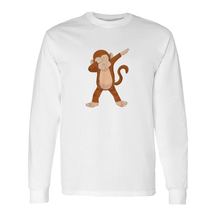 Dabbing Monkey Dab Long Sleeve T-Shirt