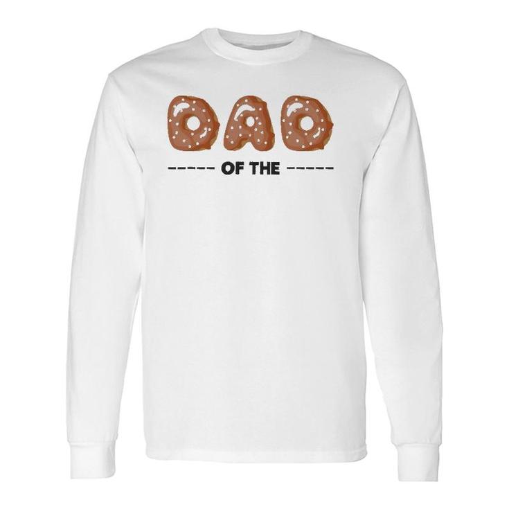 Dad Of The Birthday Girl Donut Birthday Long Sleeve T-Shirt T-Shirt