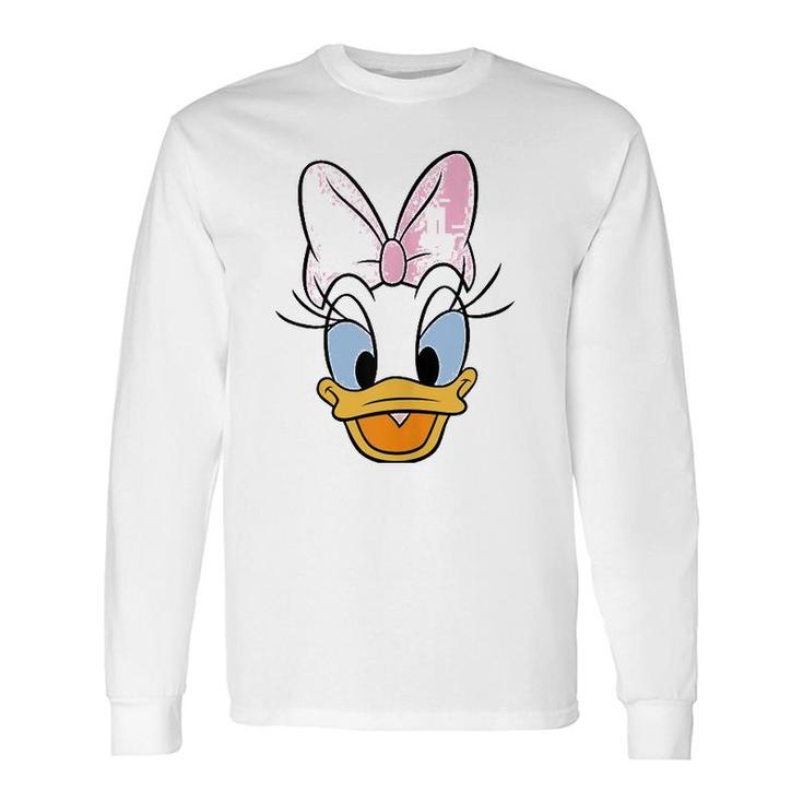 Daisy Duck Big Face Long Sleeve T-Shirt T-Shirt