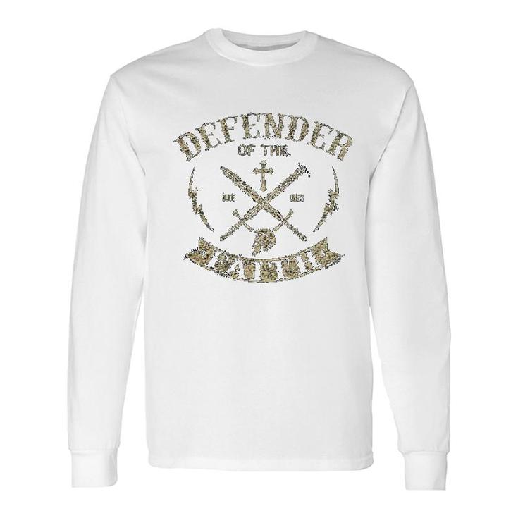 Defender Of The Faith Long Sleeve T-Shirt
