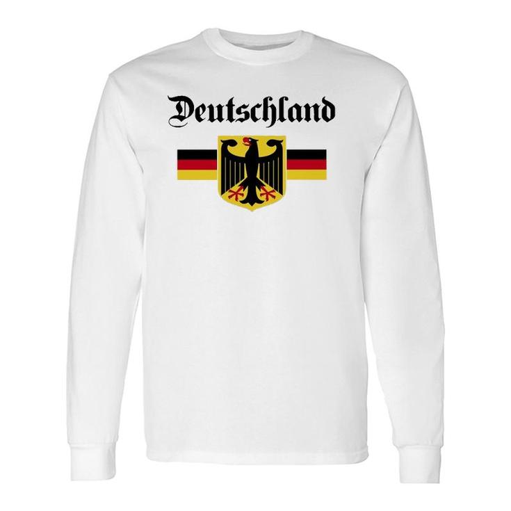 Deutschland Flag Of German Eagle Germany German Long Sleeve T-Shirt T-Shirt