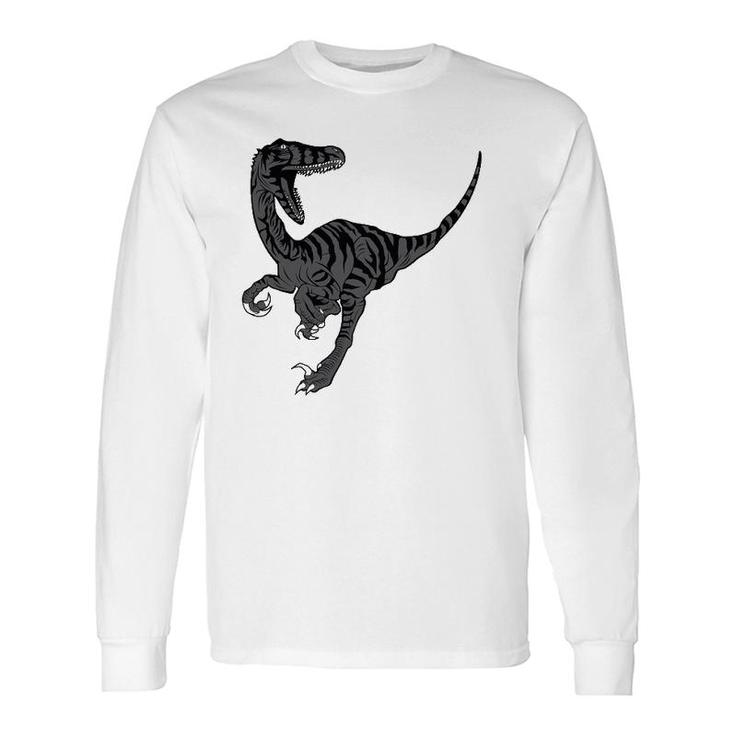Dinosaur Lover Velociraptor Lovers Long Sleeve T-Shirt
