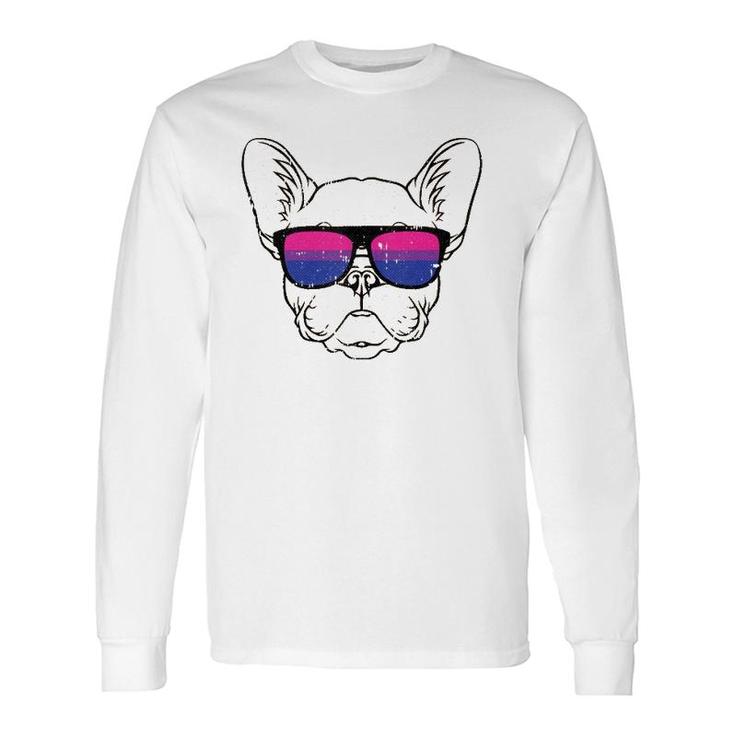 Dog Sunglasses Bi-Sexual Pride Puppy Lover Proud Lgbt-Q Ally Tank Top Long Sleeve T-Shirt T-Shirt