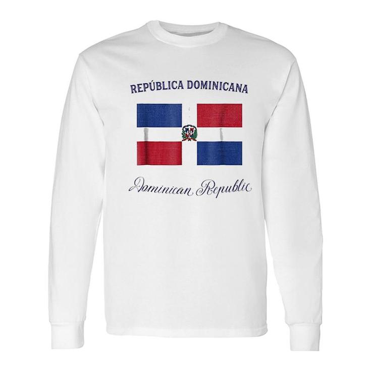 Dominican Republic Flag Long Sleeve T-Shirt T-Shirt
