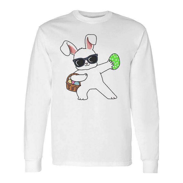 Easter Dabbing Rabbit Dab Egg Hunting Easter Bunny Long Sleeve T-Shirt T-Shirt