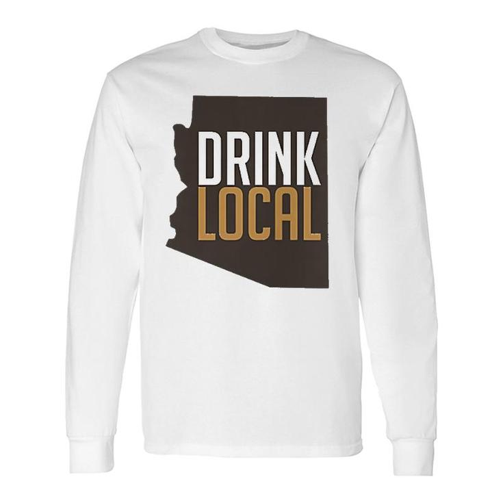 Edge Of The World Brewery Drink Local Arizona Pocket Long Sleeve T-Shirt