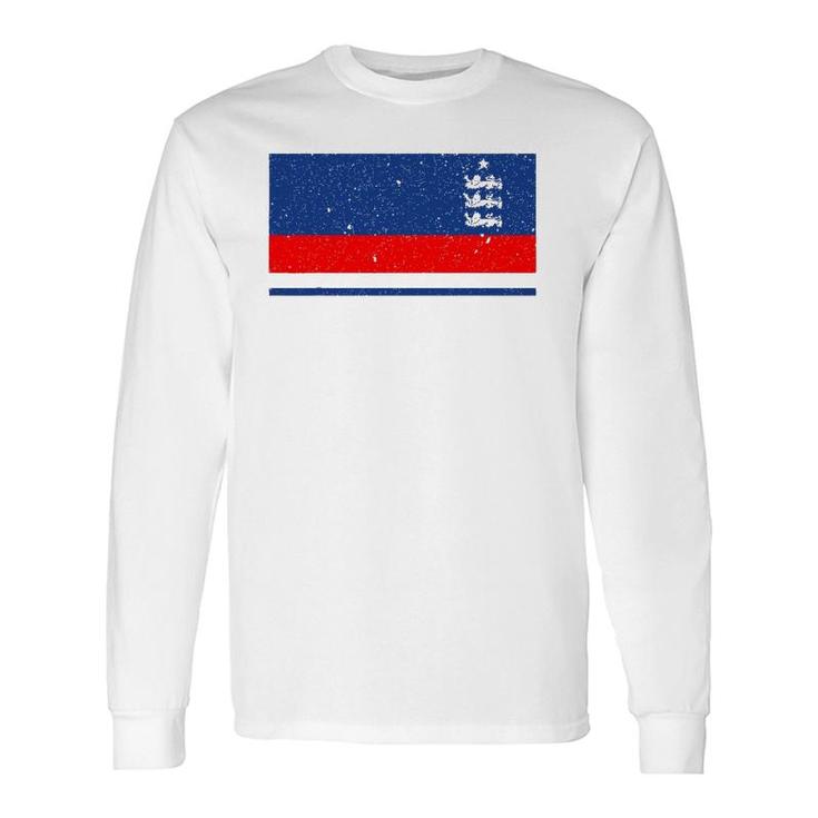 England 1982 Retro Home Football Soccer Long Sleeve T-Shirt T-Shirt