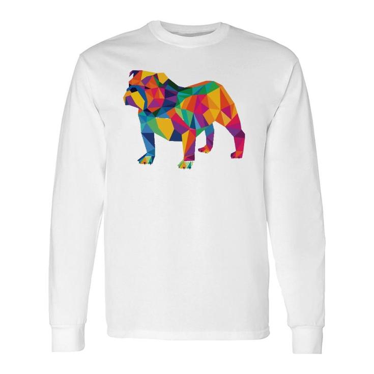English Bulldog Geo Fractal T-Shirt