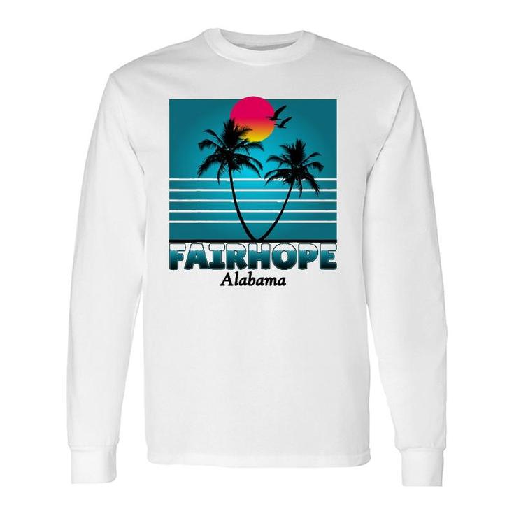 Fairhope Alabama Holiday Retro Vintage Long Sleeve T-Shirt T-Shirt
