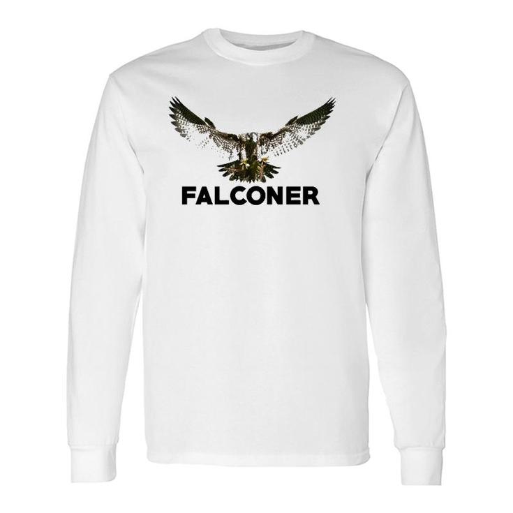 Falconer Falcon Hobby Bird Long Sleeve T-Shirt T-Shirt