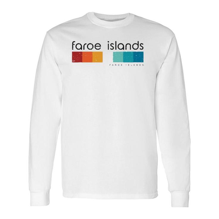 Faroe Islands Denmark Vintage Long Sleeve T-Shirt