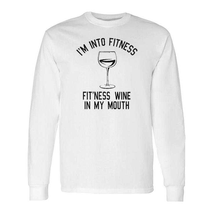 Im Into Fitness Fitness Wine Long Sleeve T-Shirt
