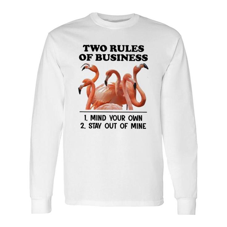 Flamingo Rules Long Sleeve T-Shirt