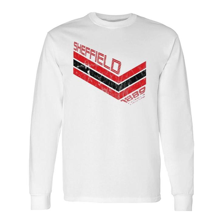 Football Is Everything Sheffield 80S Retro Long Sleeve T-Shirt