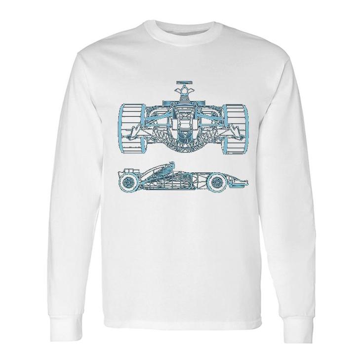 Formula Racing Car Mechanical Engineering Long Sleeve T-Shirt T-Shirt