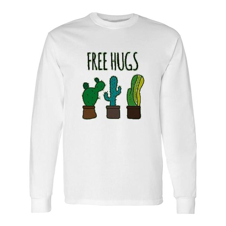 Free Hugs Cactus Garden Long Sleeve T-Shirt